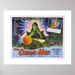 Poster Homme cosmique