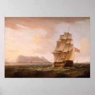 Poster Homme de guerre avant Gibraltar