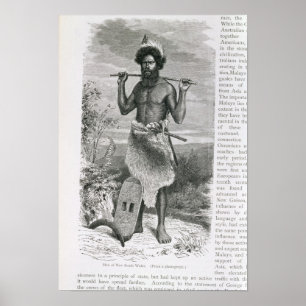 Poster Homme de la Nouvelle-Galles du Sud