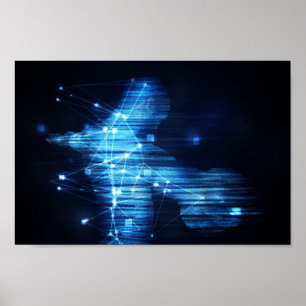Poster Homme de pointe