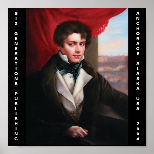 Poster Homme européen du XIXe siècle (Devant)