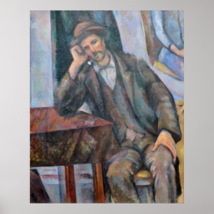Poster Homme Fumer un tuyau - Paul Cezanne - c1893
