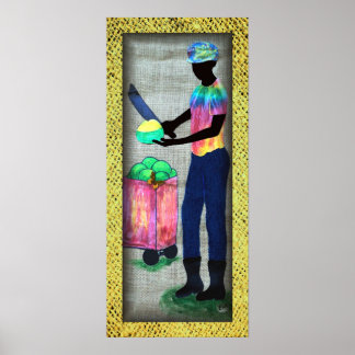 Poster 'Homme gelé'