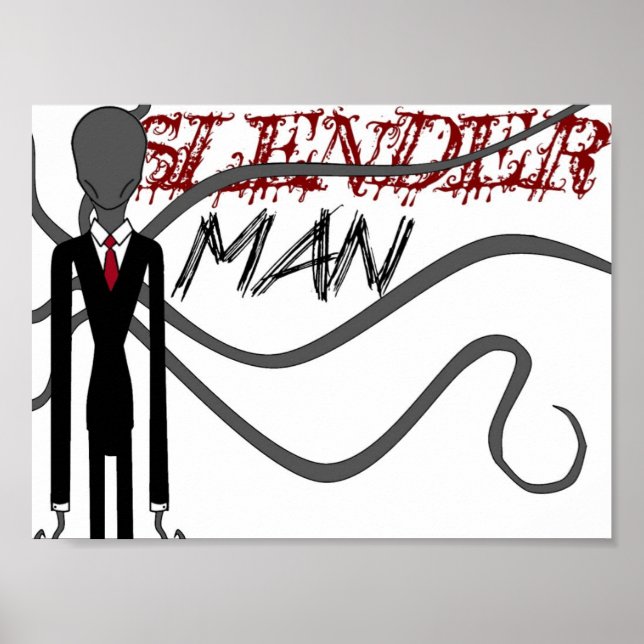 Poster Homme mince (Devant)