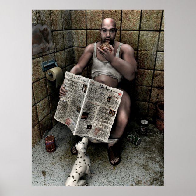 Poster homme sale (Devant)