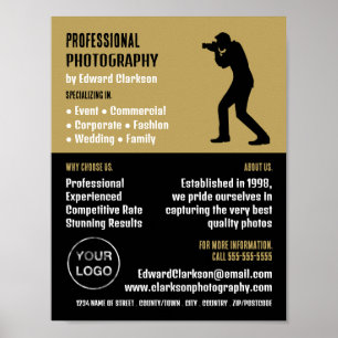 Poster Homme Silhouette, Photographe, Location de photogr