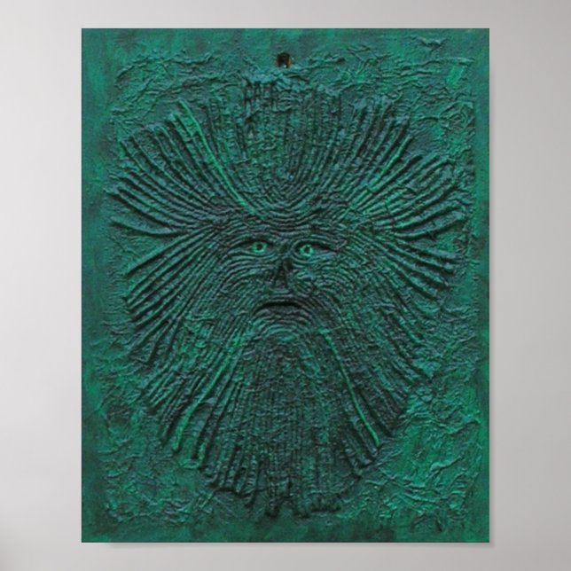 Poster Homme vert (Devant)