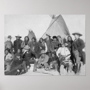 Poster Hommes blancs (y compris Buffalo Bill) et Lakota 3