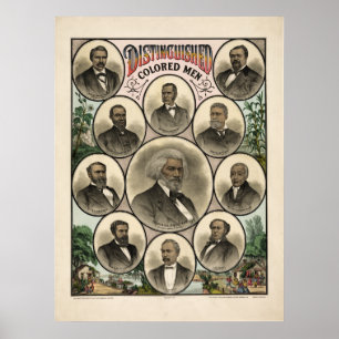 Poster Hommes de couleur distingués