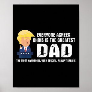 Poster Hommes Drôle Trump Dit La Plus Grande Citation Pap