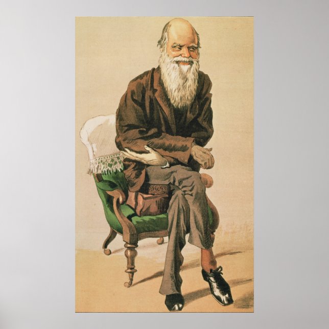 Poster Hommes du jour, no 33, Charles Darwin (Devant)