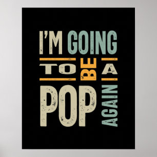 Poster Hommes Je vais être une pop à nouveau