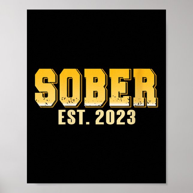 Poster Hommes Sober Est 2023 Redressement Milles Pride (Devant)