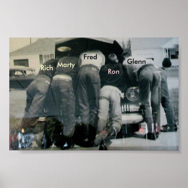 Poster Hommes sous capuche (Devant)