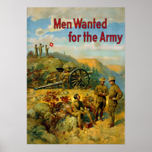 Poster Hommes vintages de la Première Guerre mondiale Rec