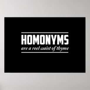 Poster Homonymes