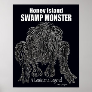 Poster HONEY ISLAND SWAMP MONSTER a LOUISIANA LEGEND