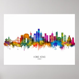 Poster Hong Kong Chine Horizon