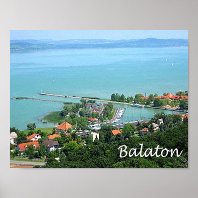 Poster Hongrie - Balaton - (Devant)