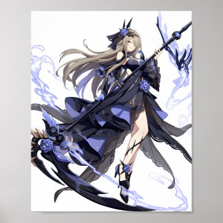 Poster Honkai Impact 3e Rita Rossweisse Fallen Rosemary