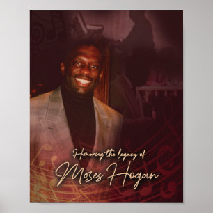 Poster Honneur à l'héritage de l'affiche de Moses Hogan