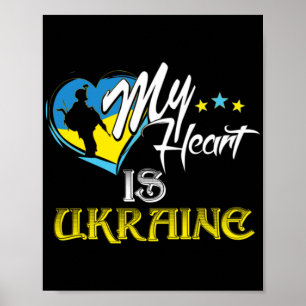 Poster Honneur aux soldats ukrainiens