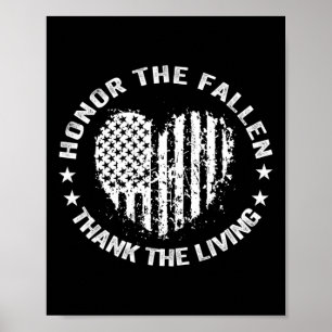 Poster Honneur Les Fallen Merci Le Mémorial Du Coeur Viva