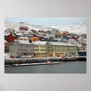 Poster Honningsvåg, Norvège