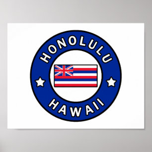 Poster Honolulu Hawaii