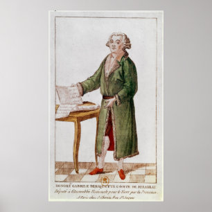 Poster Honore Gabriel Riqueti Mirabeau
