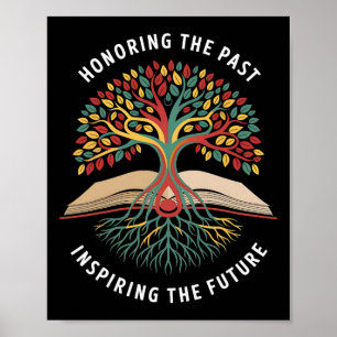 Poster Honorer le passé inspirer l'avenir Mois de l'histo