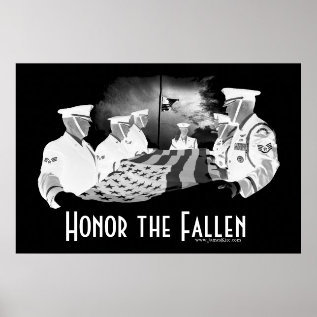 Poster Honorer les victimes (Devant)