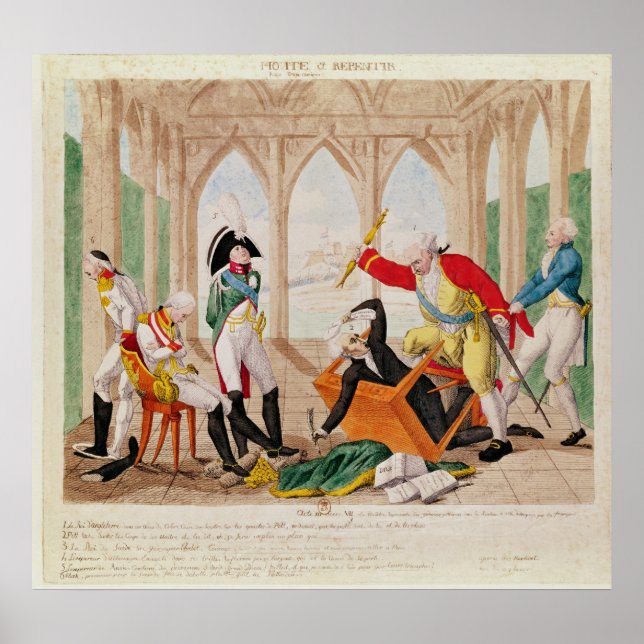 Poster Honte et Regret, une pièce de Tragi-Comic (Devant)