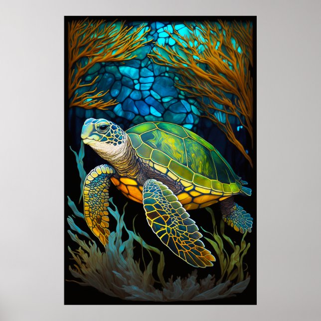 Poster Honu Haven Eau De Verre (Devant)