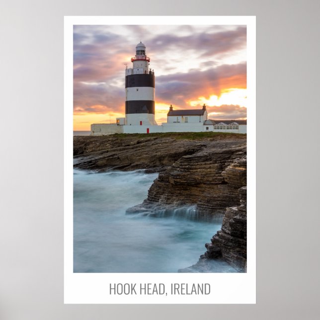 Poster Hook Head, Comté de Wexford, Irlande (Devant)