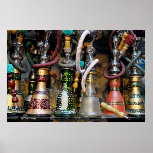 Poster Hookahs marocains à vendre