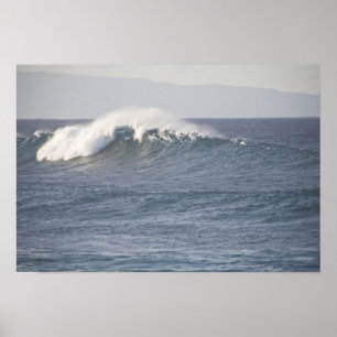 Poster Hookipa Beach Park, Côte Nord de Maui,