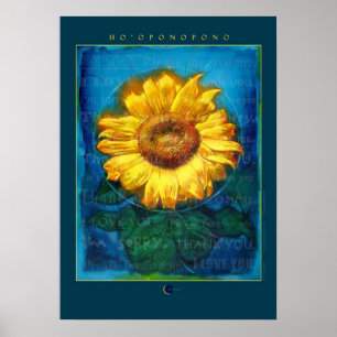 Poster Hooponopono Sunflower Cleansing