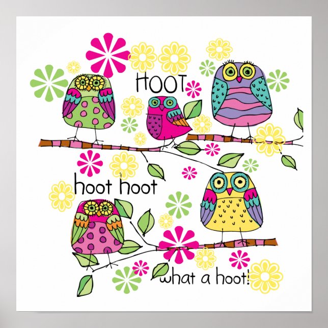 Poster Hootie Owl (Devant)