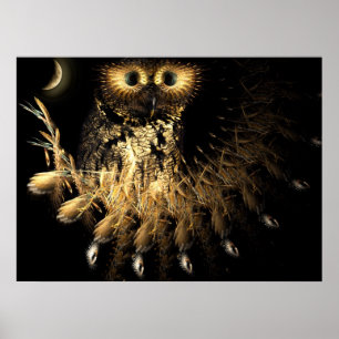 Poster Hootie Owls Nest