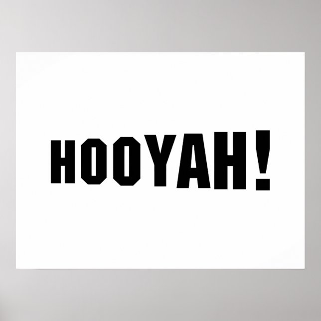 POSTER HOOYAH ! (Devant)