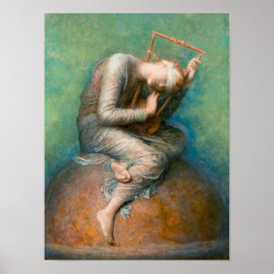 Poster Hope, 1886 par George Frederic Watts
