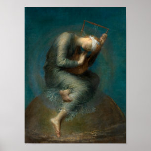 Poster Hope, 1891 par George Frederic Watts
