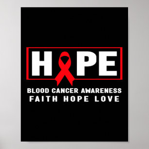 Poster Hope Blood Cancer - Red Ribbon Blood Cancer Award
