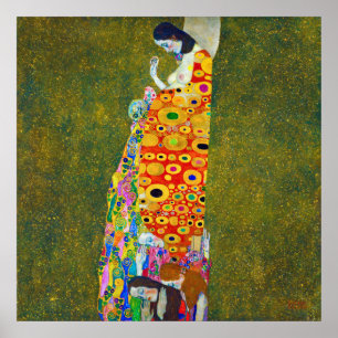 Poster Hope, Gustav Klimt