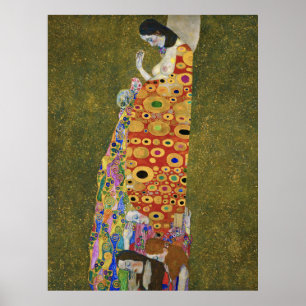 Poster Hope II de Gustav Klimt (1907-1908)
