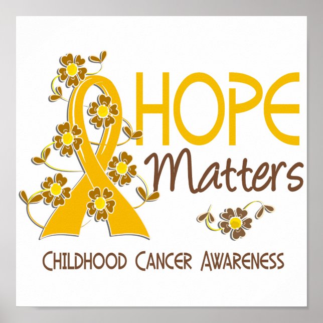 Poster Hope Matters 3 Cancer de l'enfance (Devant)