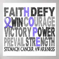 Hope Word Collage Cancer de l'estomac