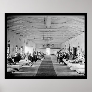 Poster Hôpital carré d'arsenal à Washington, dc 1865
