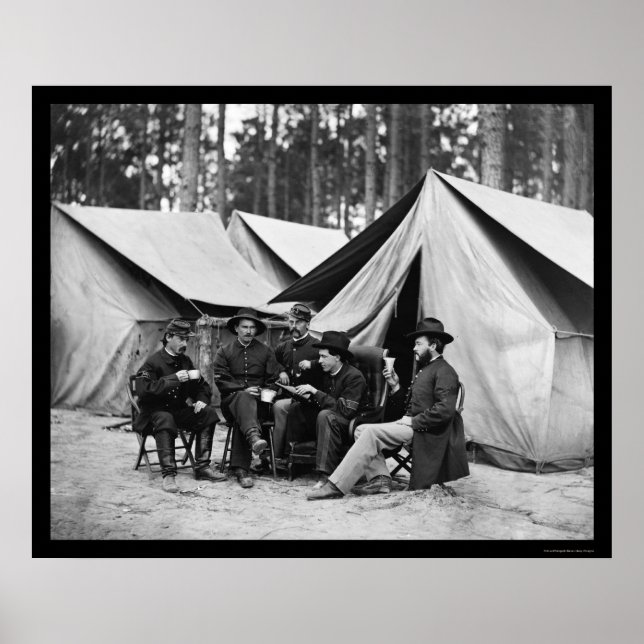 Poster Hôpital Stewards à Petersburg, VA 1864 (Devant)